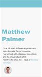 Mobile Screenshot of matthewpalmer.net